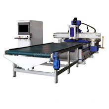1325 servo wood cutting spring loaded engraving loading and unloading system cnc router with 3d camera price